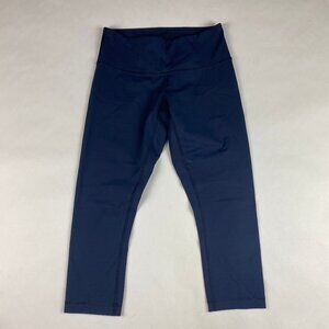 Lululemon Leggings Women's Size 4 Blue Cropped